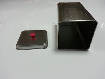 Κίνα Χρυσά τετραγωνικά μεταλλικά κουτιά τσαγιού πιάτων κασσίτερου μετάλλων, πάχος 0.23mm προμηθευτής