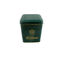 Τετραγωνικά μεταλλικά κουτιά τσαγιού κασσίτερου μετάλλων κίτρινα για το τσάι/τον καφέ/την καραμέλα προμηθευτής